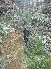 Yes, there were waterfalls in the canyon