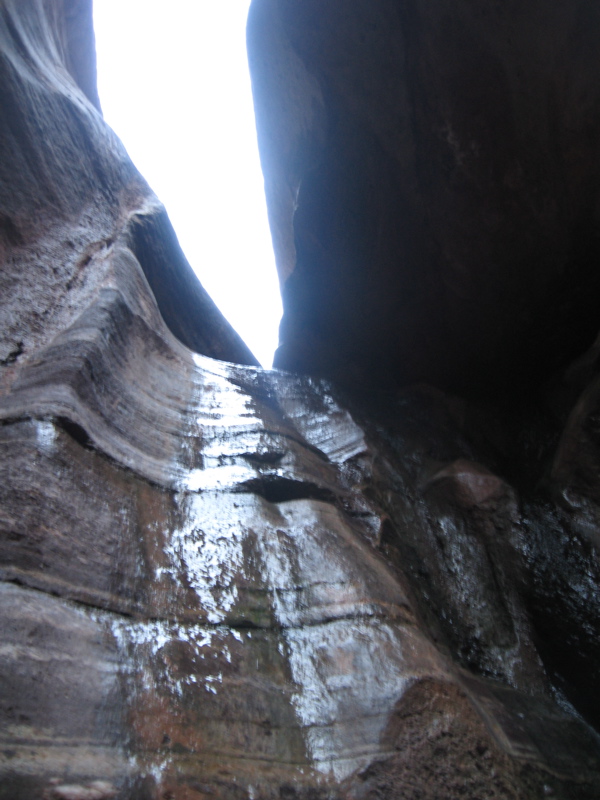 Blacktail Canyon, looking up