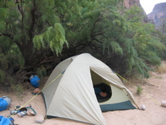 Our tent
