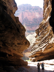 Blacktail Canyon, leaving