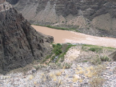 Our boats, way down below