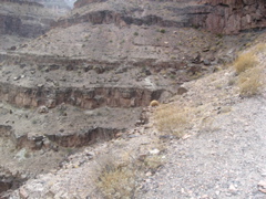 Path along the cliffs