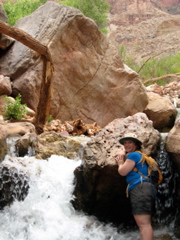 Little waterfall at Deer Creek "Patio"
