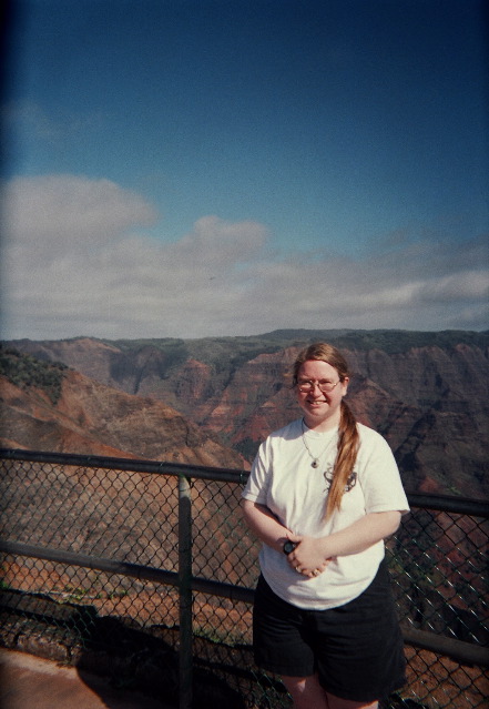 January, 2003 -- Honeymoon.  Waimea Canyon on Kauaii
