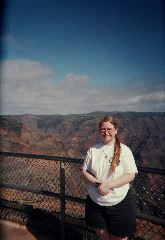 January, 2003 -- Honeymoon.  Waimea Canyon on Kauaii