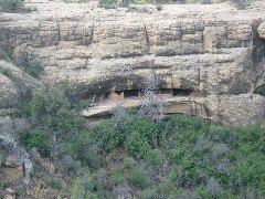 "Suburbs," small dwellings across the canyon from Cliff Palace