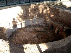 Early kiva near a pueblo