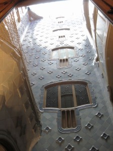 Central atrium in Casa Battló