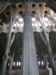 Interior of La Segrada Familia