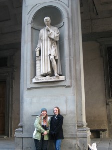 Me and Kiri with Machiavelli