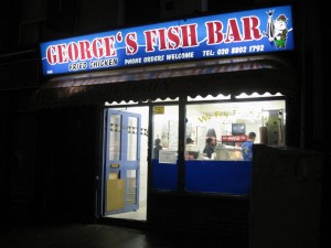 stb_2157 George's fish bar, London UK