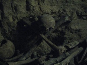 Skull and crossbones.