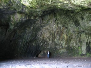 img_3020 Cave in the cliff beneath the castle. Home of swallows, swallow dung, cold stores, and smugglers.