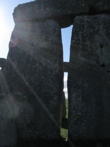 sth_3071 Sun flares at Stonehenge.