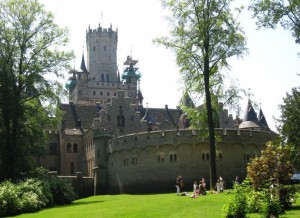 marienburg_external Schloss Marienburg, outside Hildesheim, Germany. Looks like a fairy-tale, doesn't it? Wait'll you see the inside...